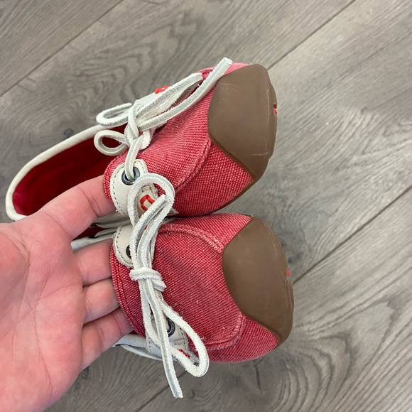 NEW KEEN CATALINA Women Canvas Boat Shoe 5 EUR 35 Leather Trim Comfort Nautical - Picture 10 of 13